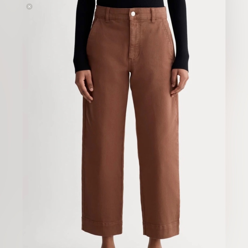 Everlane Utility Straight-Leg Pant Rosewood